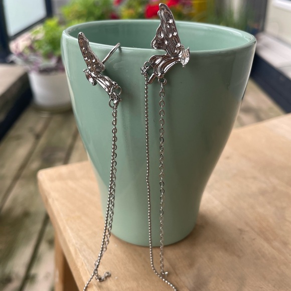 Ear bone clip ear hanging earrings - Picture 4 of 5